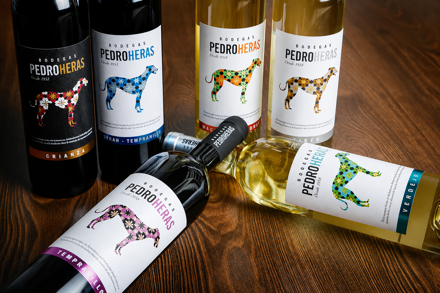 Selecci&oacute;n de vinos de Bodegas Pedroheras